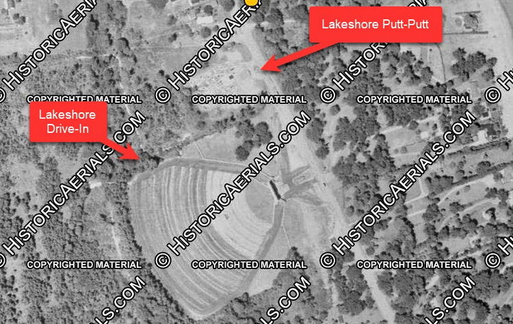 Lakeshore Putt-Putt Golf - 1964 Aerial (newer photo)